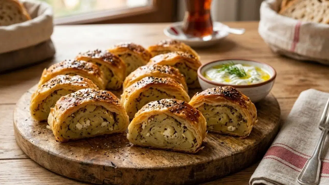 KOL BÖREĞİ Premium Ispanaklı Peynirli - Patatesli 3 Kg 36 Dilim
